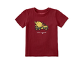 Life is Good Toddler Crusher Tee - Big Cement Mixer