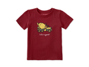 Life is Good Toddler Crusher Tee - Big Cement Mixer