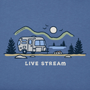 Life is Good Men's Crusher Tee - Live Stream