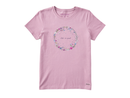Life is Good Women's Crusher Tee - Wildflower Circle