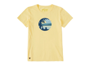 Life is Good Women's Crusher Lite Tee - Livin' On Lake Time