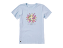 Life is Good Women's Crusher Lite Tee - Here Comes the Sunshine Bloom