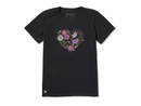 Life is Good Women's Crusher Lite Tee - All We Need Is Love & Blooms