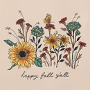 Life is Good Women's Crusher Tee - Happy Fall Wildflowers