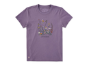 Life is Good Women's Crusher Tee - Realaxed Wildflowers