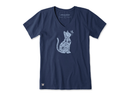 Life is Good Women's Crusher Vee - Botanicat