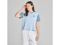 Life is Good Women's Boxy Crusher Tee - Painted Seashell Grid