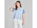 Life is Good Women's Boxy Crusher Tee - Painted Seashell Grid