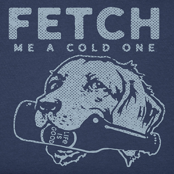Life is Good Men's Crusher Lite Tee - Fetch Me a Cold One