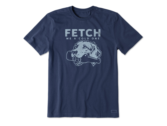 Life is Good Men's Crusher Lite Tee - Fetch Me a Cold One