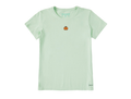 Life is Good Women's Crusher Tee - Happy Little Pumpkin