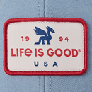 Life is Good Trucker Hat - USA Dragon Patch