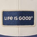 Life is Good Trucker Hat - Life is Good Wordmark Patch