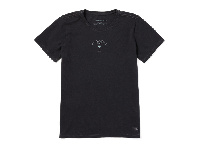 Life is Good Women's Crusher Lite Tee - It's Cocktail Time