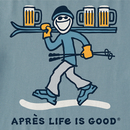 Life is Good Men's Long Sleeve Crusher Tee - Après Life is Good