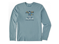 Life is Good Men's Long Sleeve Crusher Tee - Après Life is Good