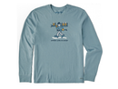 Life is Good Men's Long Sleeve Crusher Tee - Après Life is Good