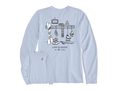 Life is Good Women's Long Sleeve Crusher Tee - Life is Good in the Snow