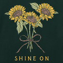 Life is Good Women's Crusher Tee - Shine On Sunflower Trio