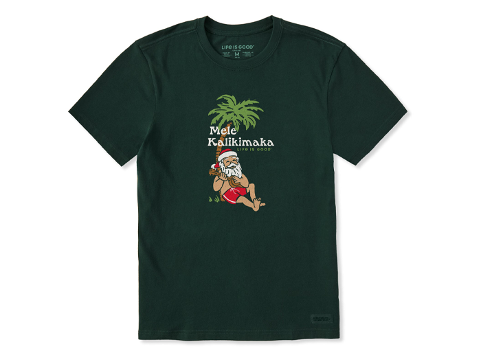 Life is Good Men's Crusher Tee - Mele Kalikimaka Uke