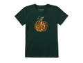 Life is Good Women's Crusher Tee - Flower Pumpkin