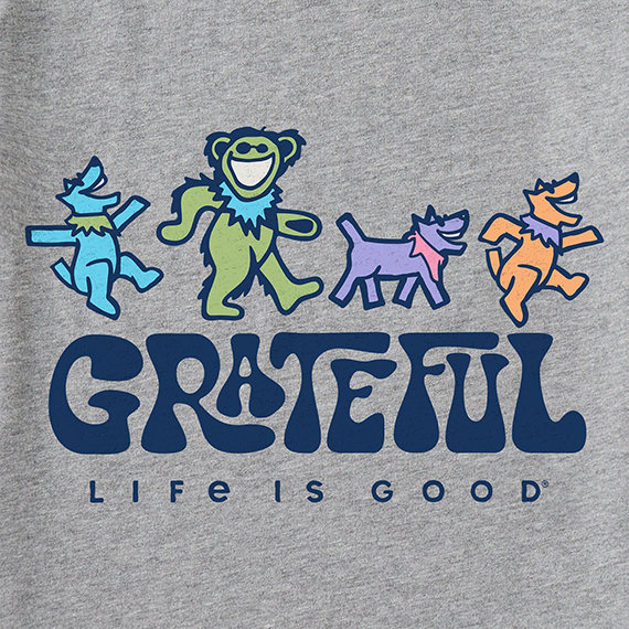 Life is Good Men's Crusher Tee - Grateful Dancers