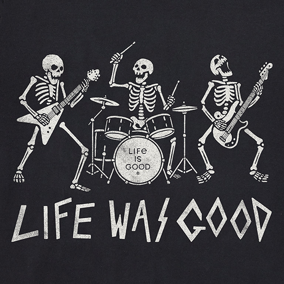 Life is Good Men's Crusher Tee - Life Was Good Rock Band