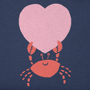 Life is Good Kids' Crusher Tee - Crab with Heart