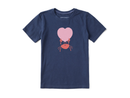 Life is Good Kids' Crusher Tee - Crab with Heart