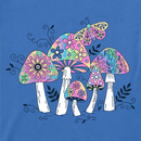 Life is Good Women's Crusher Tee - Tie Dye Mushrooms