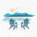Life is Good Women's Crusher Tee - Sunset Sitdown