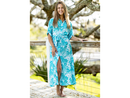 Treasures of Bali Women's Margot Collared Button Down Maxi Dress