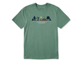 Life is Good Men's Crusher Tee - Jake Chopping Wood Vista