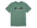 Life is Good Men's Crusher Tee - Jake Chopping Wood Vista