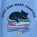 Life is Good Women's Crusher Tee - Just One More Chapter Cat
