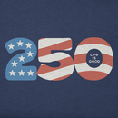 Life is Good Men's Crusher Tee - 250 Flag