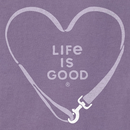 Life is Good Women's Crusher Tee - Heart Leash
