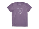 Life is Good Women's Crusher Tee - Heart Leash