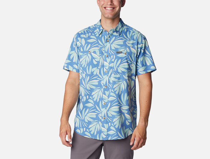 Columbia Men's Utilizer™ Printed Woven Short Sleeve Shirt - FINAL SALE