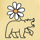 Life is Good Women's Crusher Tee - Grizzly with Daisy