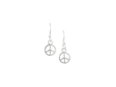 Tomas Tiny Peace Earrings