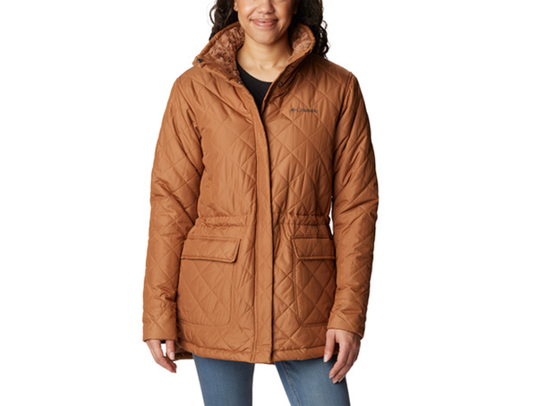 ジャケット・アウター columbia reversible puffer jacket brown 2007861-