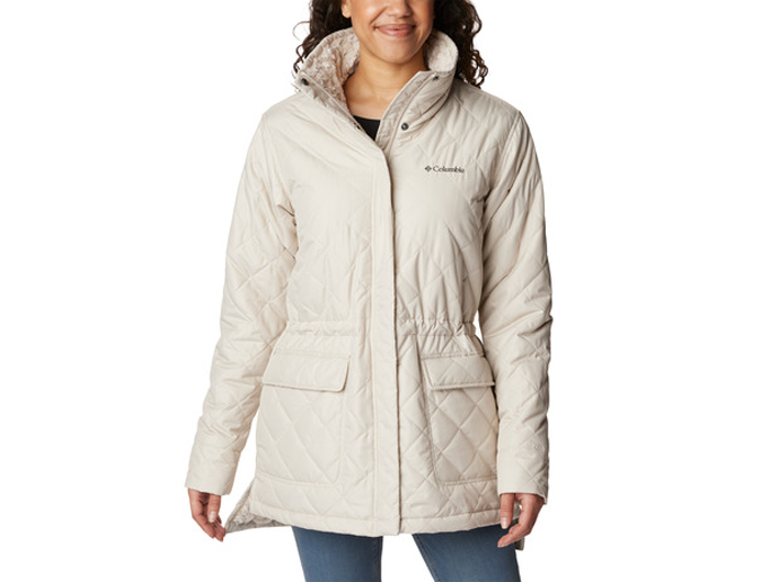 Columbia Women's Copper Crest Hooded Jacket Chalk Small 