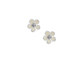 Tomas White Flower Post Earring