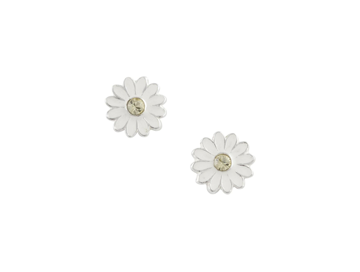 Tomas Crystal Daisy Flower Post Earring