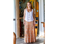 Treasures of Bali Women's Waverly Tiered Maxi Skirt