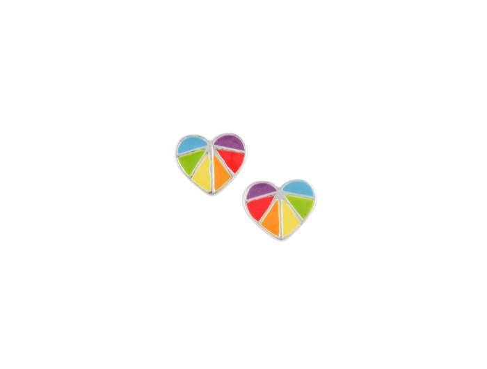 Tomas Colorwheel Heart Post Earring