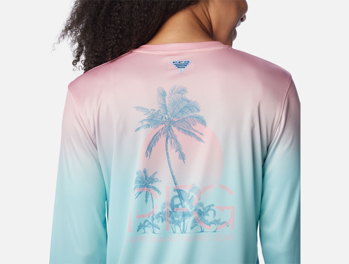 Columbia Women's PFG Tidal Tee™ Palm Rise Long Sleeve Shirt