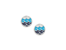 Tomas Enamel Rolling Waves Post Earring