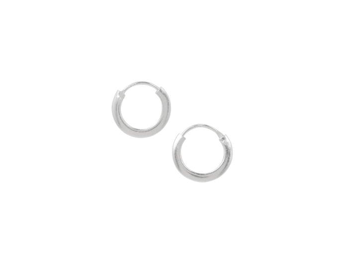Tomas Square Edge Endless Hoops - 14mm
